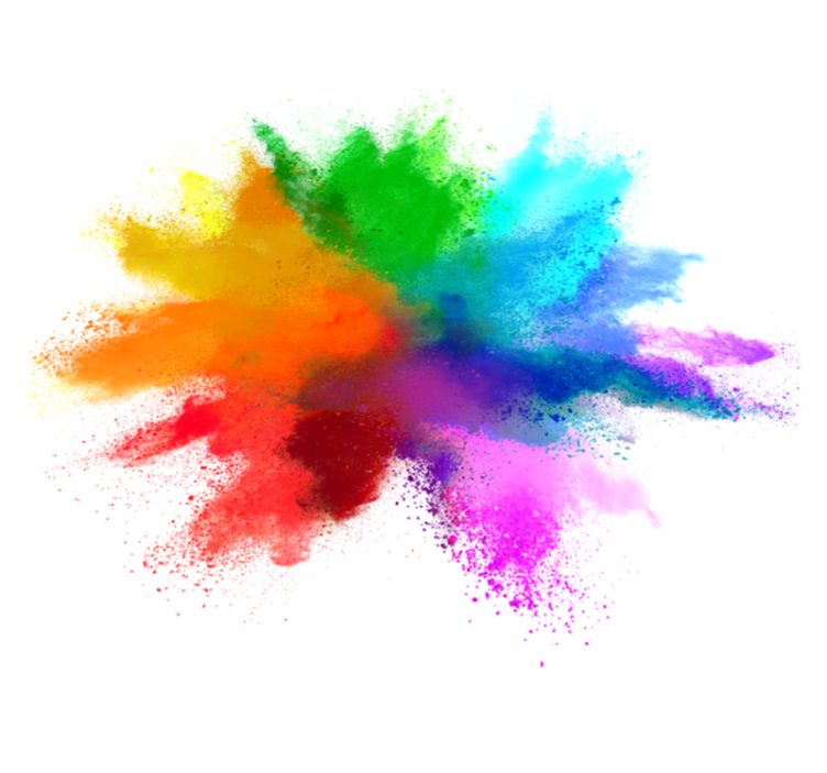 Spalvos sprogimas modernus vinilo kilimas - „Tenstickers“