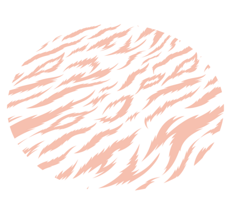 Tigro juostelės motyvas gyvūnų spaudos vinilo kilimėlis - „Tenstickers“