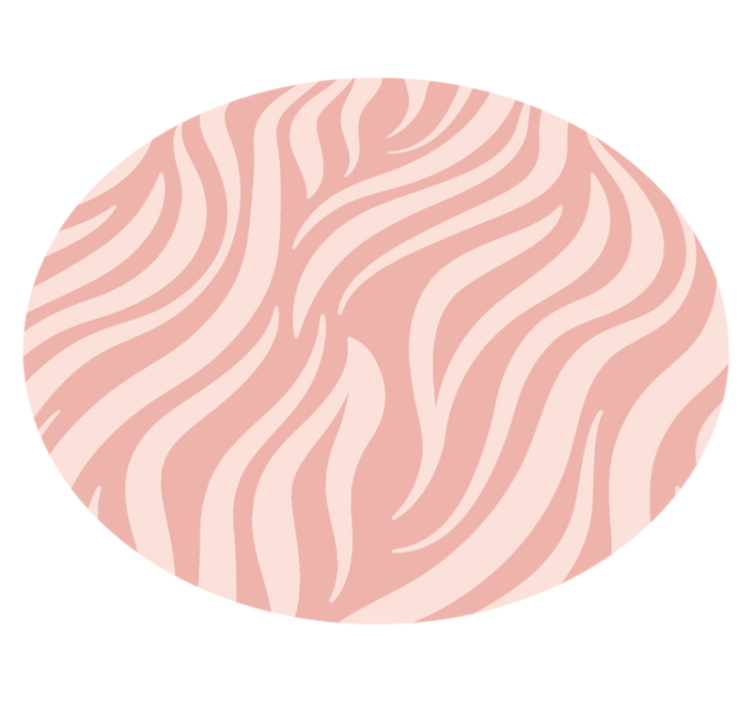 Elegantiškos zebro juostelės gyvūnų spaudos vinilo kilimėlis - „Tenstickers“