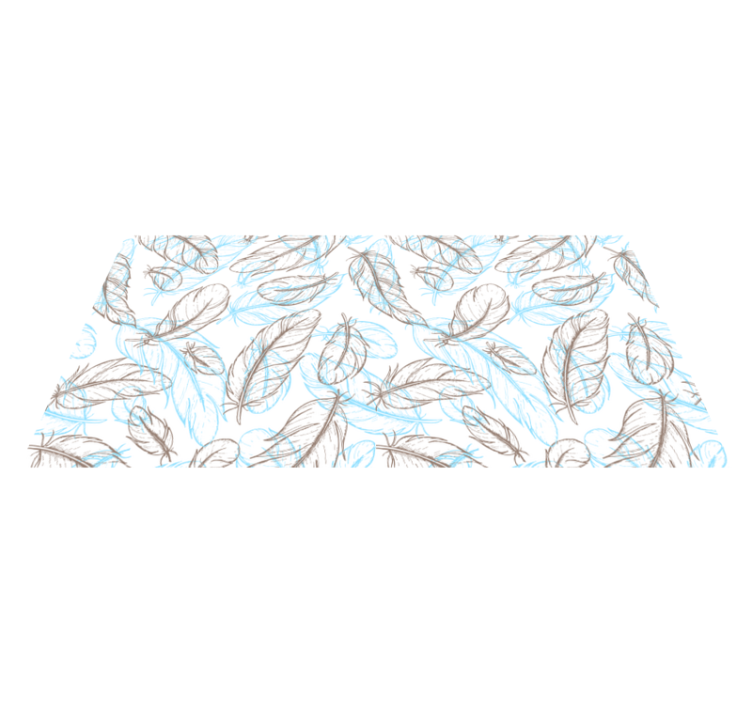 Gamtos įkvėpti lapai koridoriaus vinilinė kilimėlė - „Tenstickers“