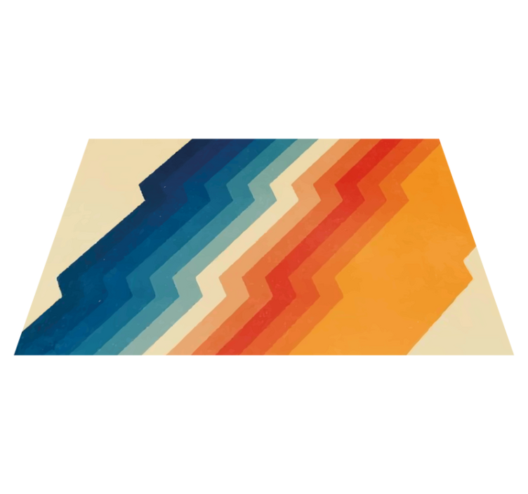 Dinaminis zigzagas vinilinis kilimas svetainei - „Tenstickers“