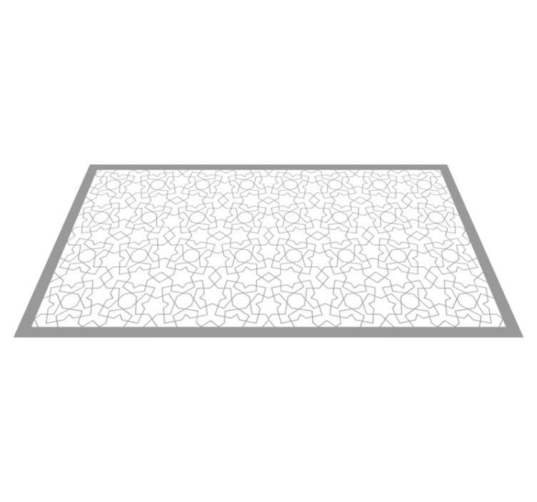 Mozaikinė vinilo kilimėlė išskirtiniai geometriniai motyvai - „Tenstickers“