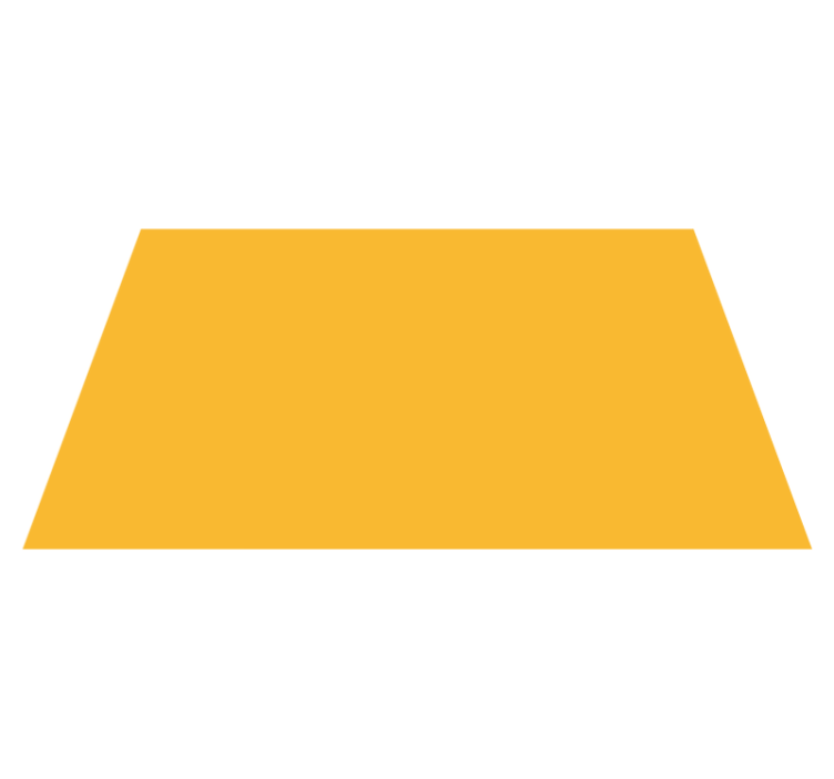 Geltonas stačiakampis modernus kilimas - „Tenstickers“