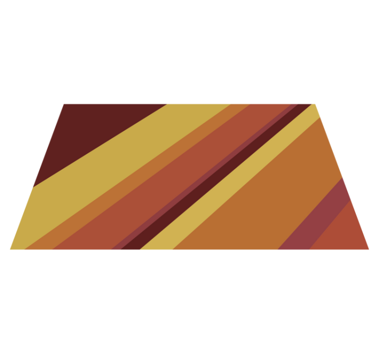 šiltos retro juostelės senoviniai viniliniai kilimas - „Tenstickers“