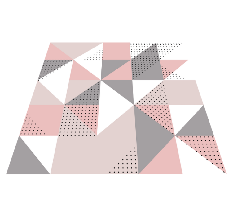 Pasteliniai šiauriniai trikampiai šiaurinis vinilo kilimas - „Tenstickers“