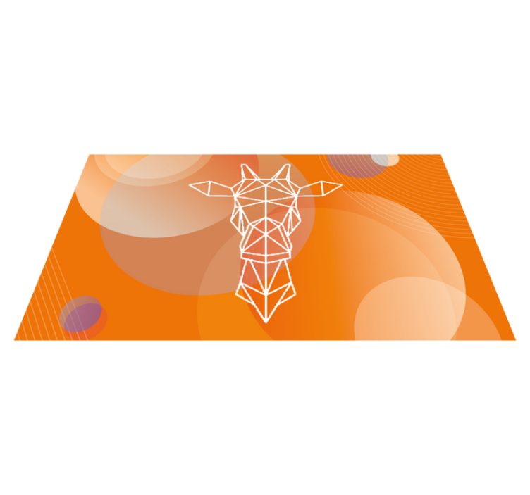 Abstraktūs geometriniai raštai modernus vinilinis kilimas - „Tenstickers“