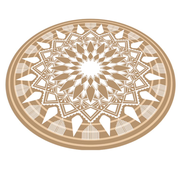 Sudėtinga geometrija mandala kilimėlis - „Tenstickers“