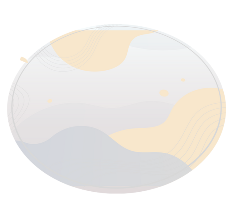 švelnių bangų motyvai minimalistinis kilima - „Tenstickers“