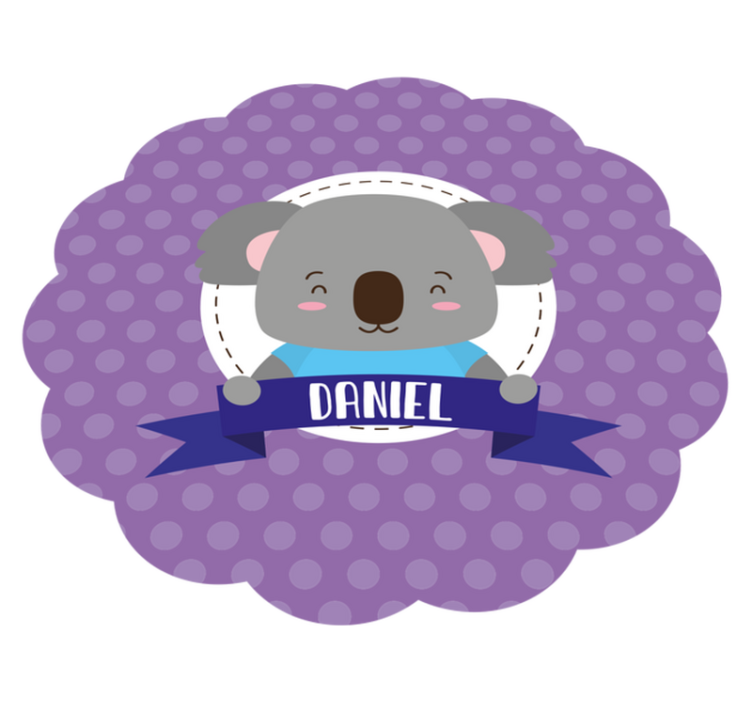 Miela koala su vardu kilimas vaiko kambariui - „Tenstickers“