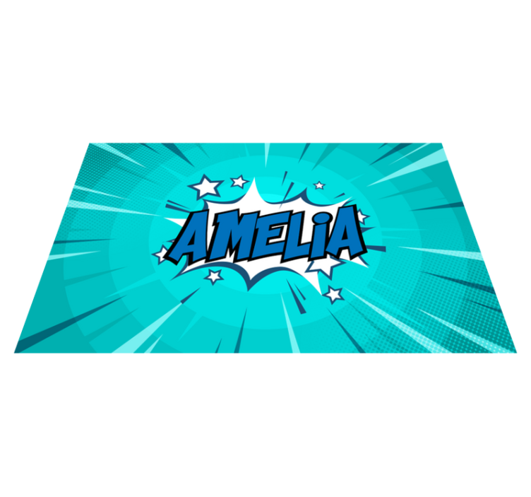 Komikso stiliaus pavadinimas paaugliams vinilo kilimėlis - „Tenstickers“