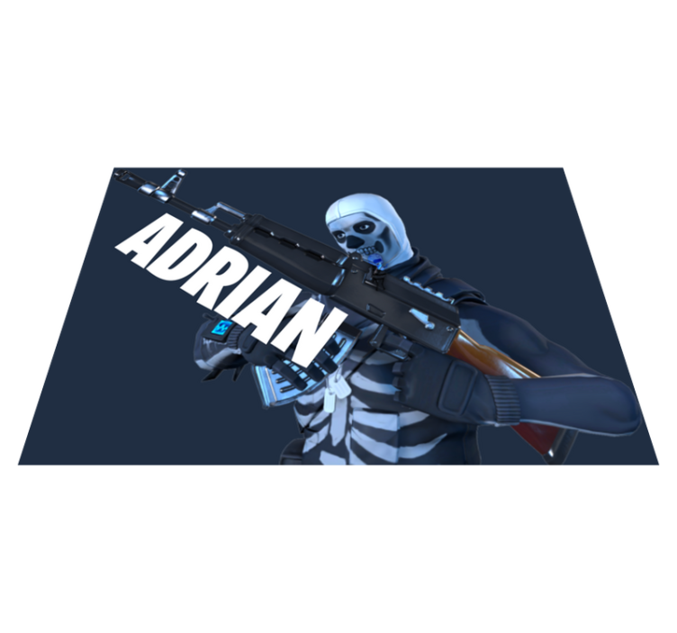 Pasirinktinis žaidimo skeletas paaugliams vinilo kilimėlis - „Tenstickers“