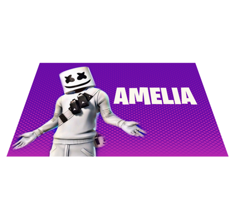 Dj figūrėlė su vardu paaugliams vinilo kilimėlis - „Tenstickers“