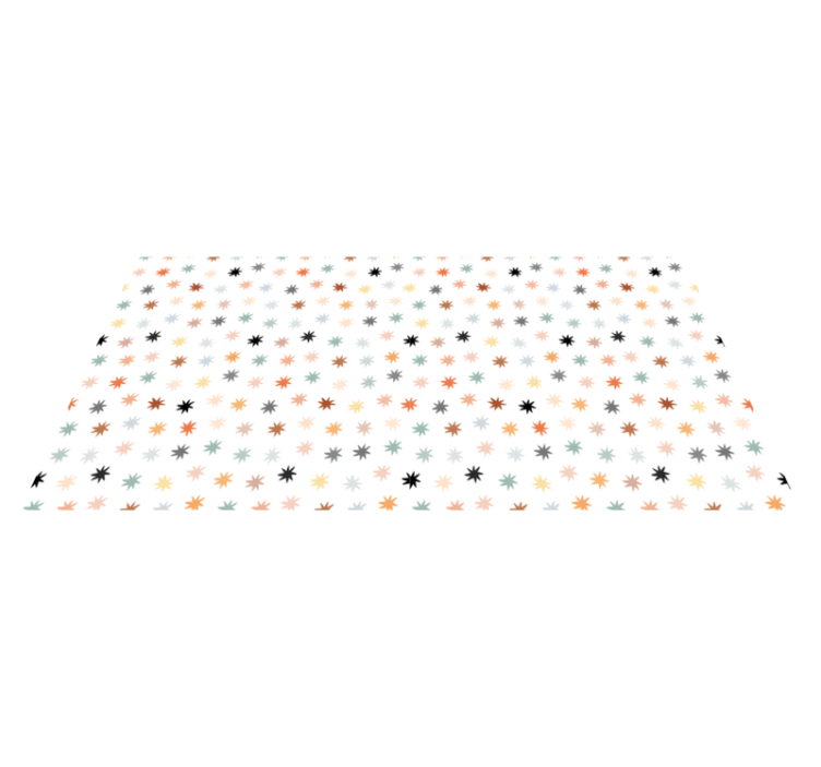Žvaigždžių vinilinis kilimėlis spalvingų žvaigždžių raštu - „Tenstickers“