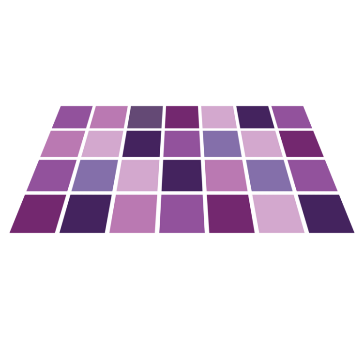 Vonios kambario vinilo kilimėlis violetiniu tinklu - „Tenstickers“