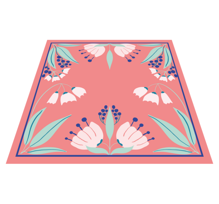 Raštų paletė gėlių rašto kilimėlis - „Tenstickers“