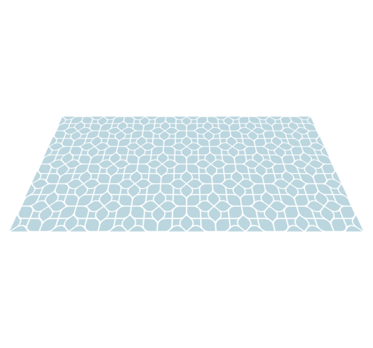 Balti ir pilki elementai geometriniai kilimas - „Tenstickers“