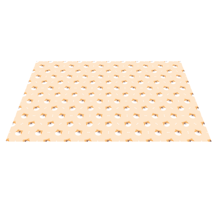 Mieli šunų veidai gyvūnų vinilo kilimėlis - „Tenstickers“