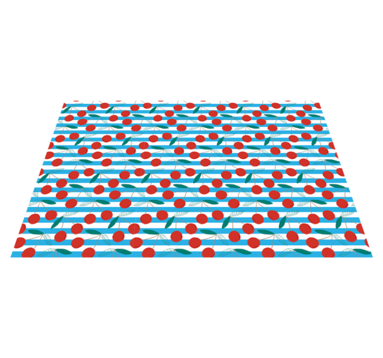 Vyšnių žiedų ekspozicija kilimas virtuvei - „Tenstickers“