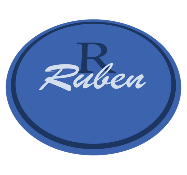 Pasirinktinis vardo ratas vinyl kilimėlis su vardu - „Tenstickers“