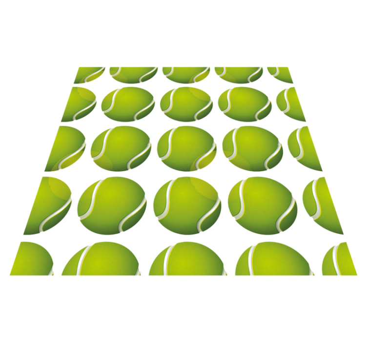 Teniso kamuoliuko motyvas žaidimų dizaino vinilo kilimėlis - „Tenstickers“