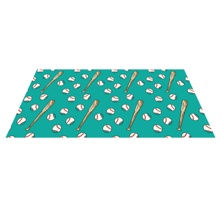 Beisbolo raštas įdomus žaidimų dizaino vinilo kilimėlis - „Tenstickers“