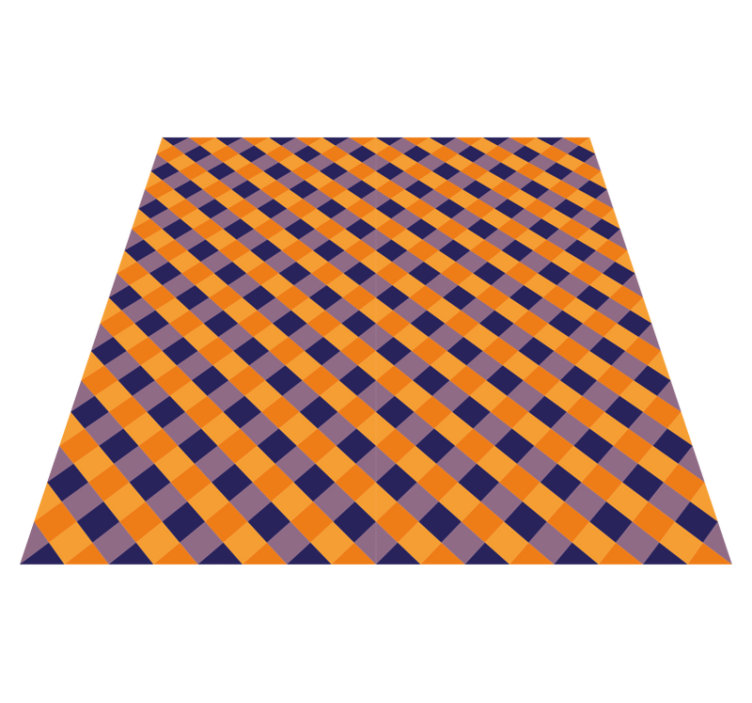 įstrižai spalvų blokai dryžuotas vinilo kilimas - „Tenstickers“