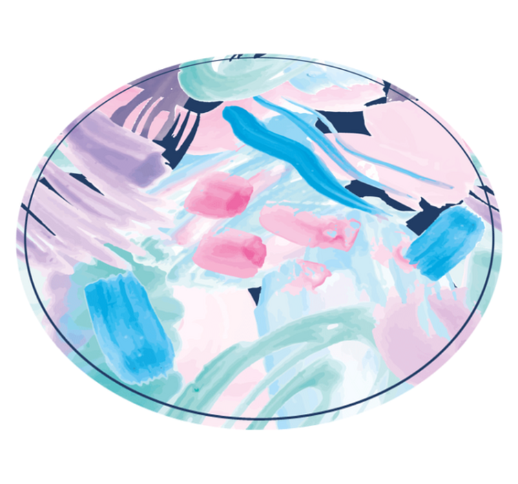 Spalvingas abstraktus menas minimalistinis kilima - „Tenstickers“