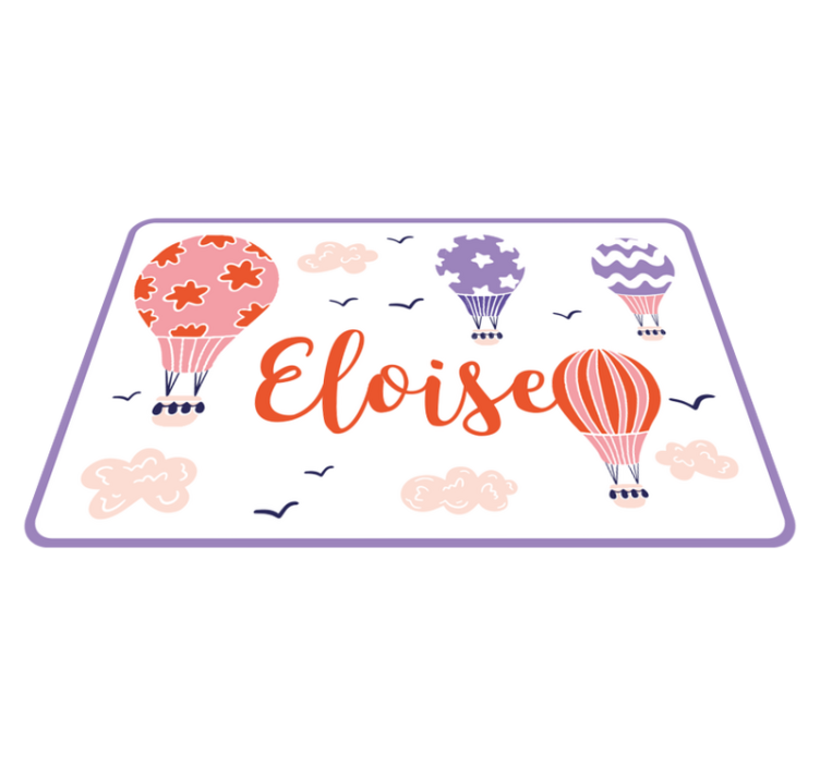 Rožinės ir violetinės spalvos balionai suasmeninti - „Tenstickers“