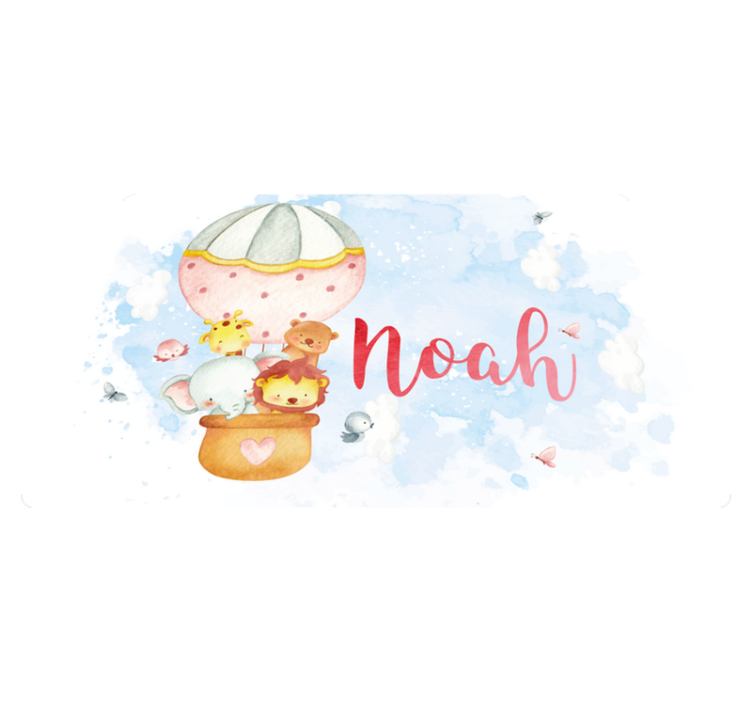 Oro baliono nuotykis su pavadinimu kilimas vaiko kambariui - „Tenstickers“