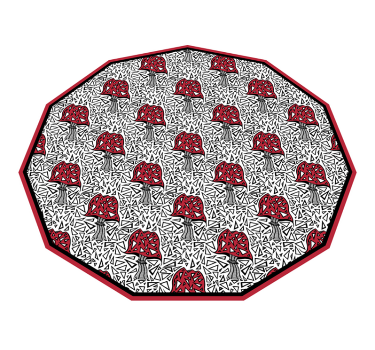 Meninis grybo motyvas gamtos vinilinis kilimas - „Tenstickers“