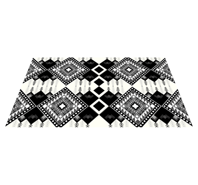Vienspalvis motyvas etninis vinilinis kilimas - „Tenstickers“