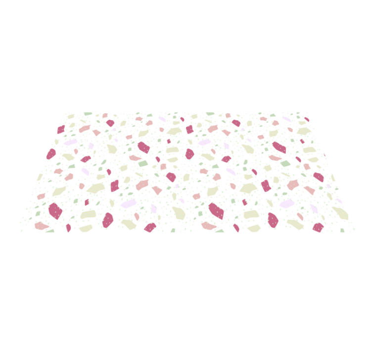 Dinamiškos spalvingos formos vinilinis kilimėlis - „Tenstickers“