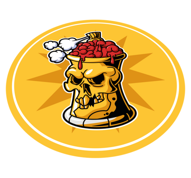 Graffiti kaukolės purškiklis gali modernus kilimas - „Tenstickers“