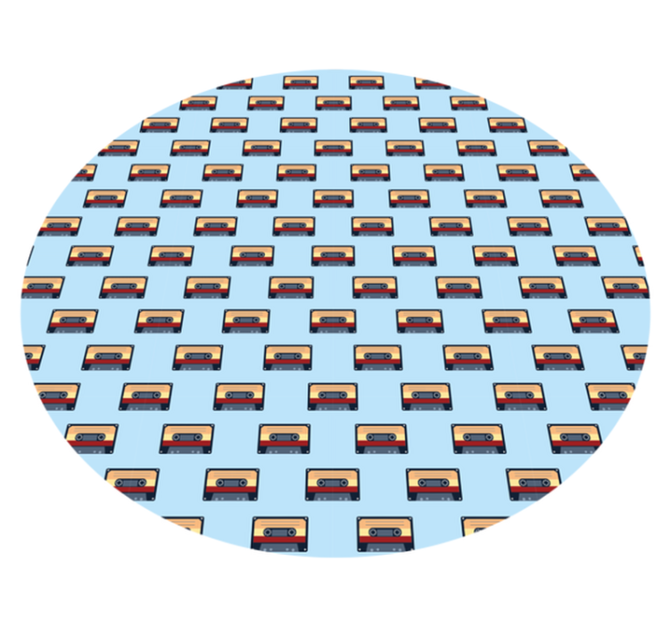 Senoviniai viniliniai kilimas retro kasetės koncepcija - „Tenstickers“