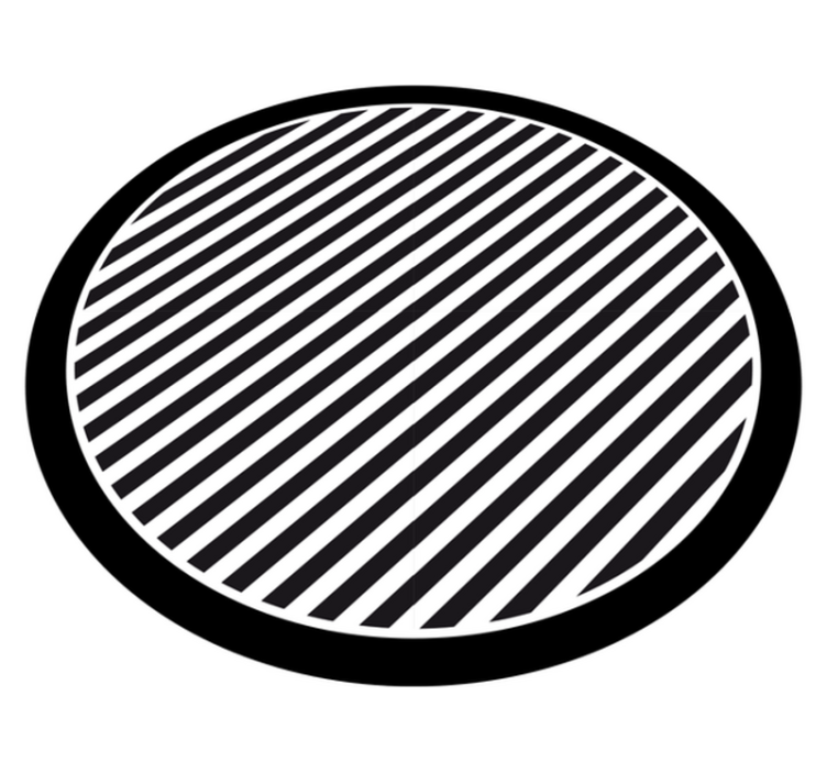 Dryžuotas vinilo kilimas vienos spalvos juostelėmis - „Tenstickers“