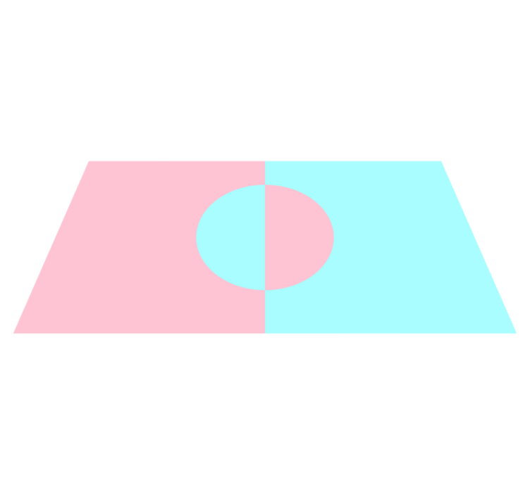 Geometrinis apvalus spalvotas blokinis stačiakampis kilimas - „Tenstickers“