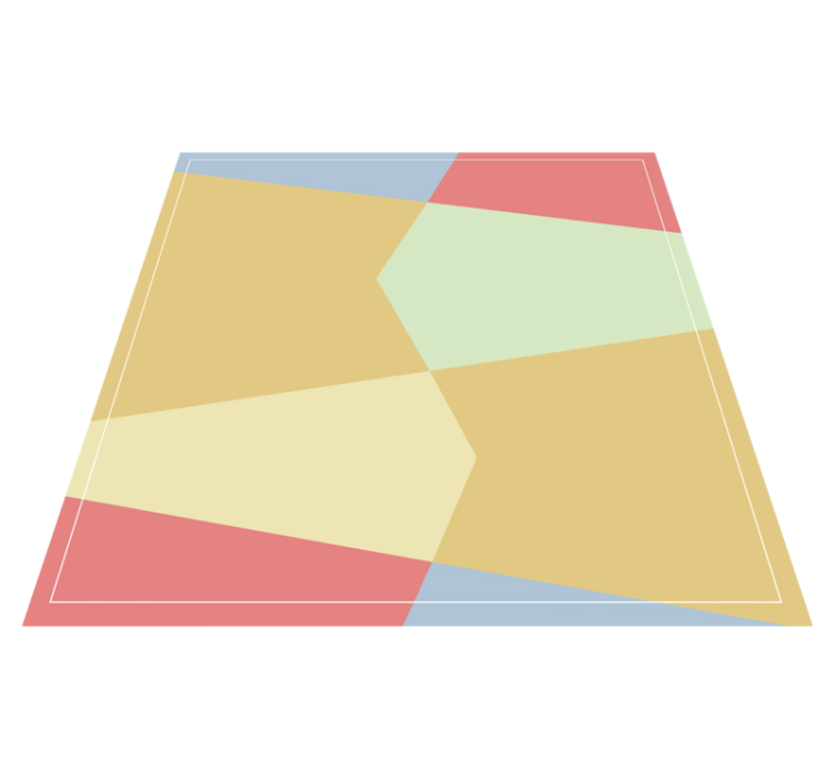 Geometriniai kilimas gyvybingos geometrinės kompozicijos - „Tenstickers“