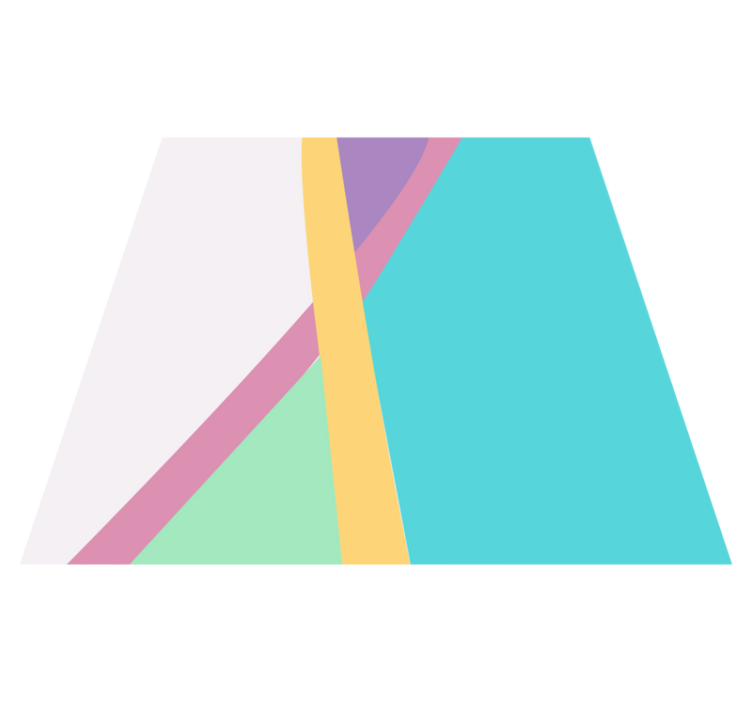 Modernus vinilinis kilimas spalvingos abstrakčios plokštės - „Tenstickers“