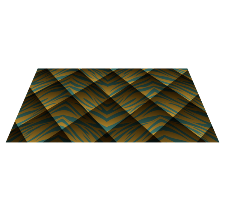 Tigro juostelės koncepcija gyvūnų spaudos vinilo kilimėlis - „Tenstickers“