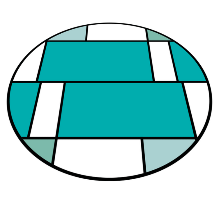 Modernus vinilinis kilimas geometriniu turkio raštu - „Tenstickers“