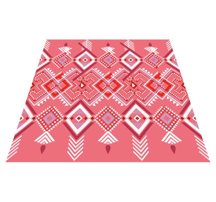 Genčių rašto mozaika etninis vinilinis kilimas - „Tenstickers“