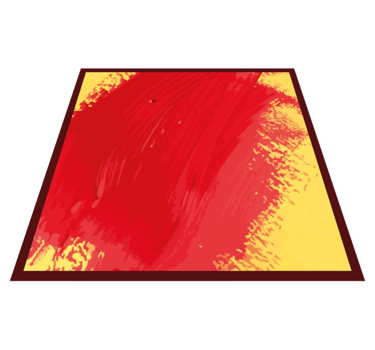 Ryškių spalvų purslas modernus vinilinis kilimas - „Tenstickers“