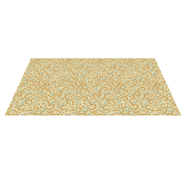 Botaninis sūkurio elementas gėlių rašto kilimėlis - „Tenstickers“