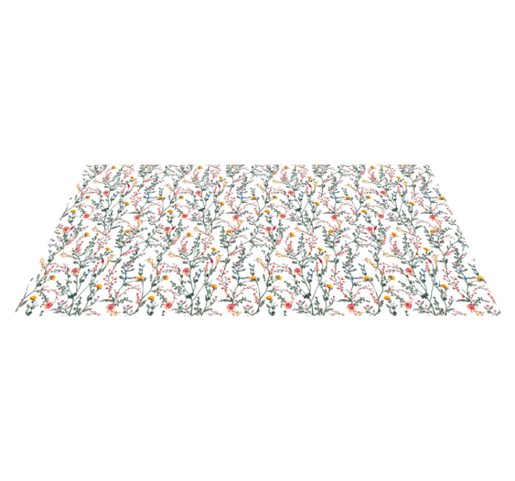 Botanikos oazė gėlių rašto kilimėlis - „Tenstickers“