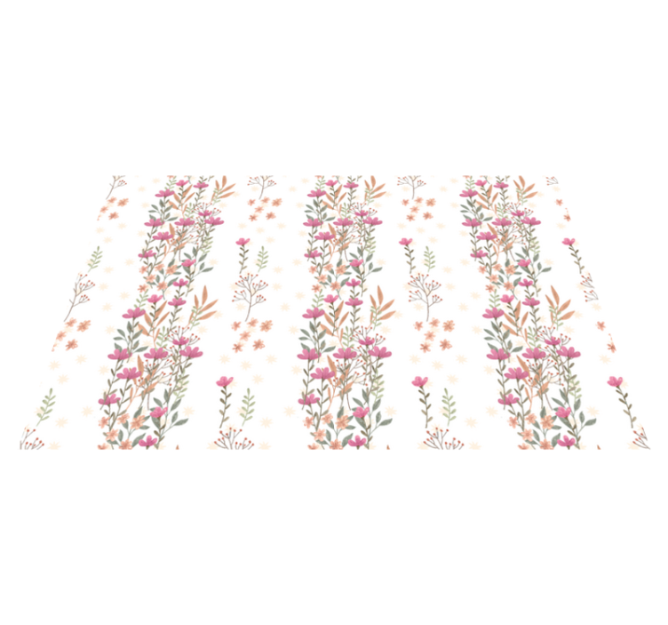 Gėlių rašto kilimėlis su gėlių motyvais - „Tenstickers“