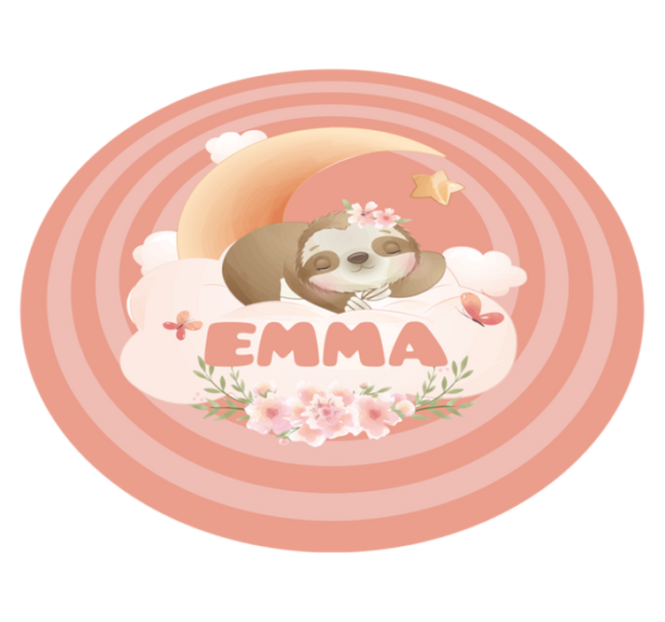 Mielas tinginio dizainas vinyl kilimėlis su vardu - „Tenstickers“