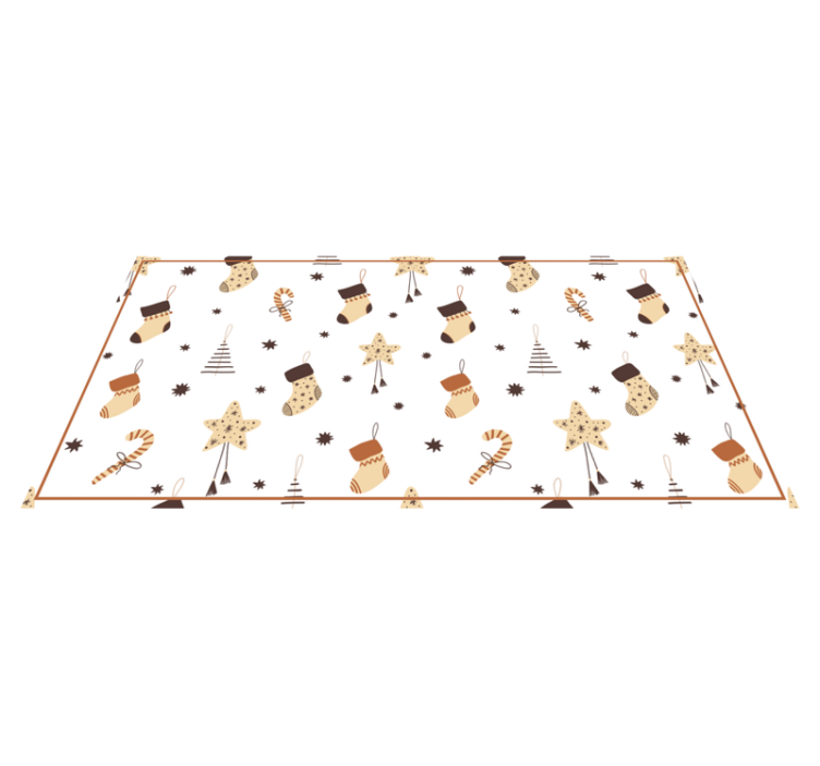 Baltųjų švenčių šventės kalėdinis kilimėlis - „Tenstickers“