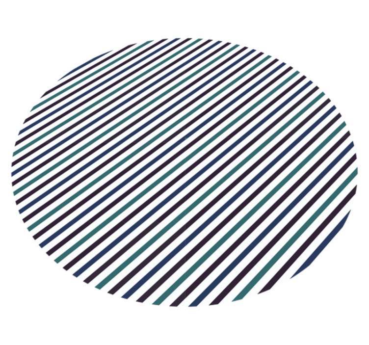 Pilka ir žalia dryžuotas vinilo kilimas - „Tenstickers“