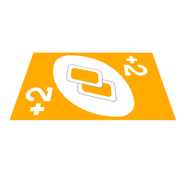 +2 kortelė žaidimų dizaino vinilo kilimėlis - „Tenstickers“