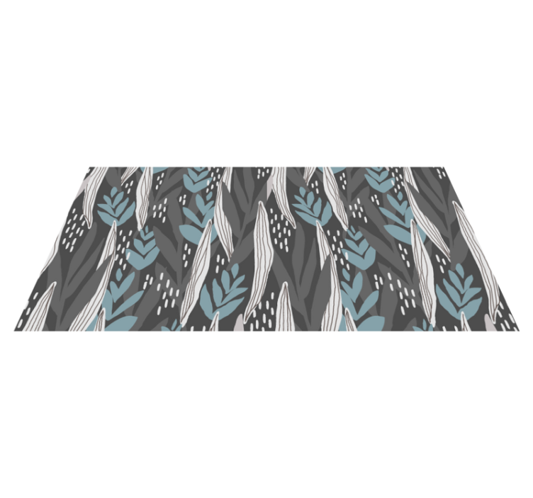 Gėlėtas pilkas akvarelės kilimas - „Tenstickers“